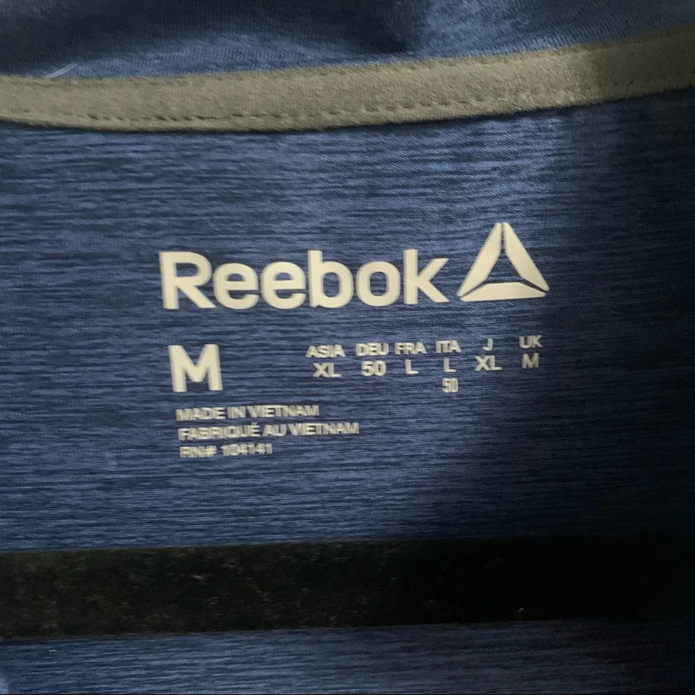 Reebok Long Sleeve Quarter Zip Pullover - Picture 2 of 4